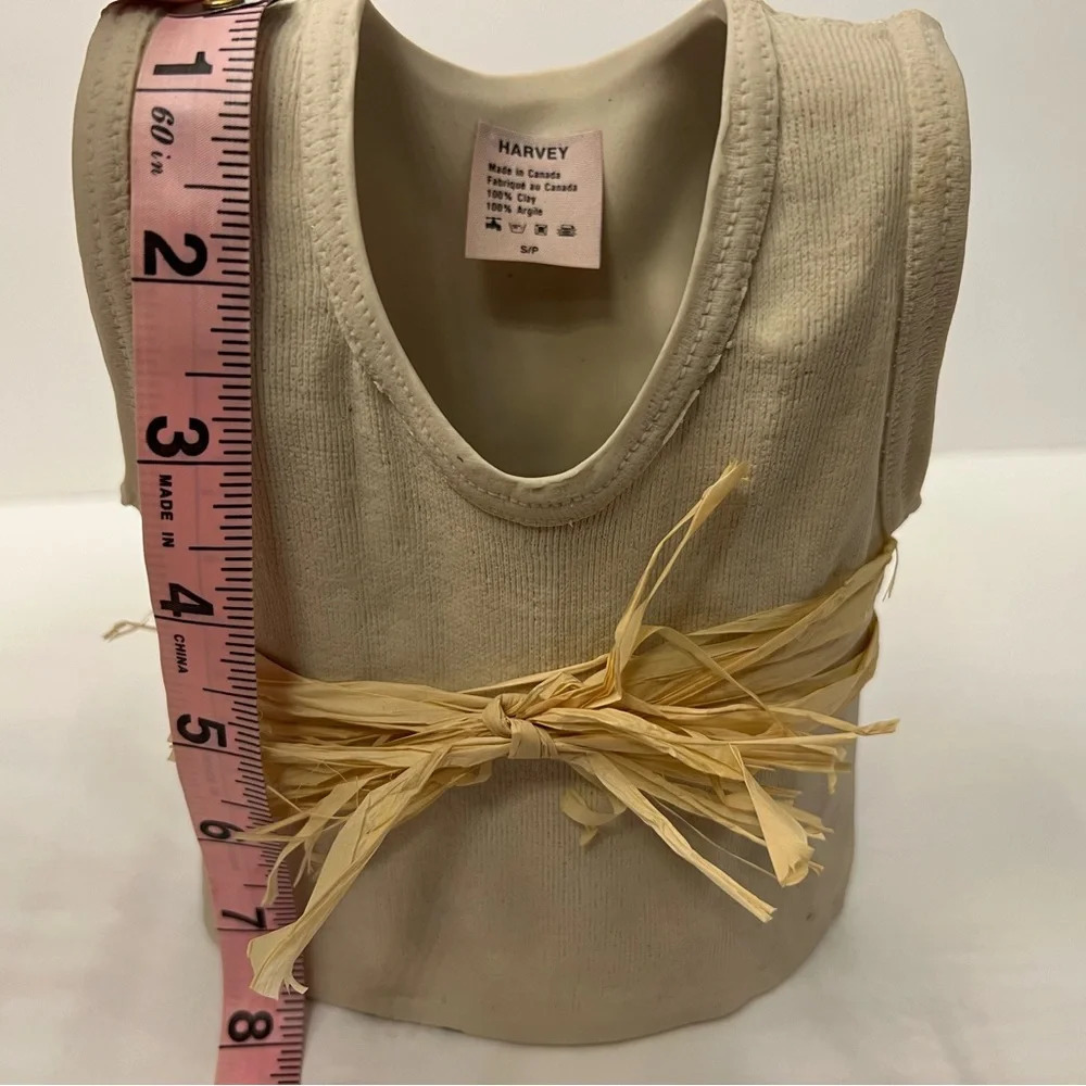 Vintage Michael Harvey tank top Pop Art Collectable Clay Vase - Picture 7 of 13
